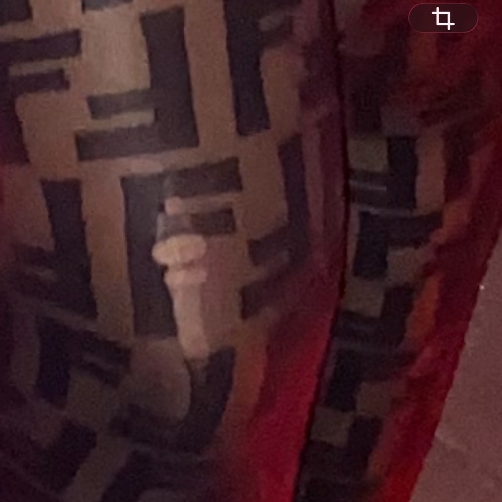 Fendi Black Geometric Tights (box & price tags included) - Picture 6 of 8